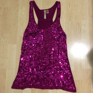 Tank Top w. Sequins